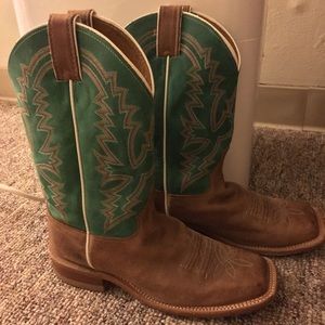 Teal Justin Boots